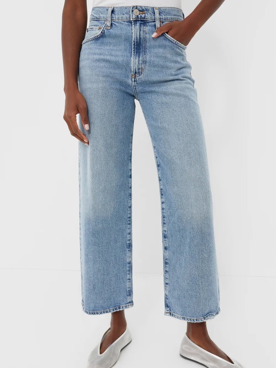 Agolde Denim - Agolde Harper Crop Straight Jean in Hassle